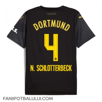 Borussia Dortmund Nico Schlotterbeck #4 Tricou Fotbal Replică 2024-25 Barbati Deplasare